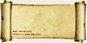 Biljana Čalić vizit kartica